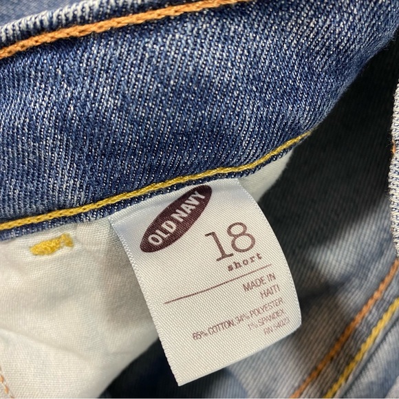 Old Navy Denim Ankle Jeans Casual Medium wash Midrise Short Straight Fit… - Picture 2 of 11